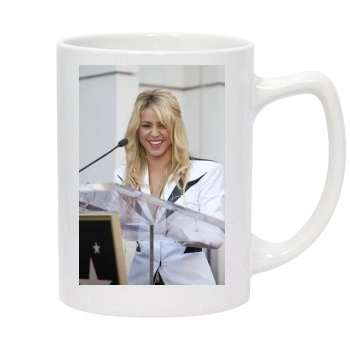 Shakira 14oz White Statesman Mug