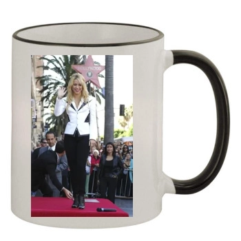 Shakira 11oz Colored Rim & Handle Mug