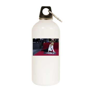 Shakira White Water Bottle With Carabiner