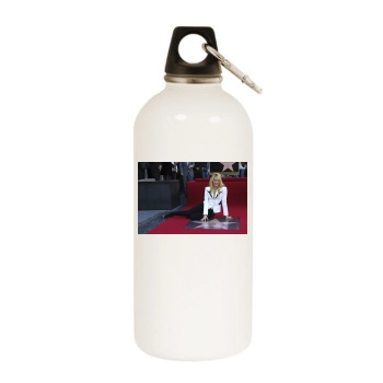 Shakira White Water Bottle With Carabiner