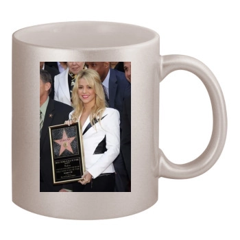 Shakira 11oz Metallic Silver Mug