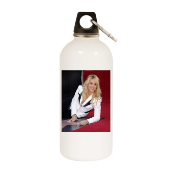 Shakira White Water Bottle With Carabiner