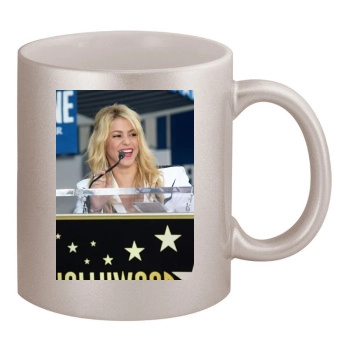 Shakira 11oz Metallic Silver Mug