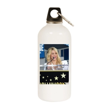 Shakira White Water Bottle With Carabiner