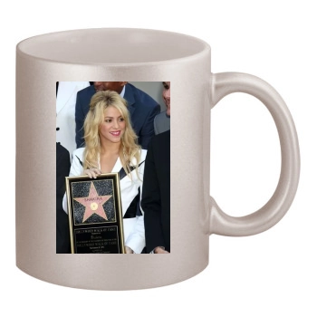 Shakira 11oz Metallic Silver Mug