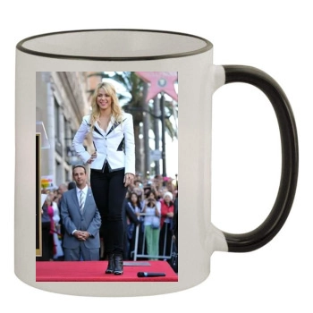 Shakira 11oz Colored Rim & Handle Mug