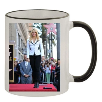 Shakira 11oz Colored Rim & Handle Mug