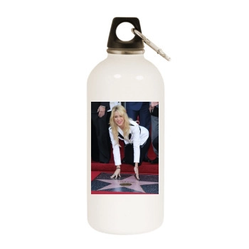 Shakira White Water Bottle With Carabiner