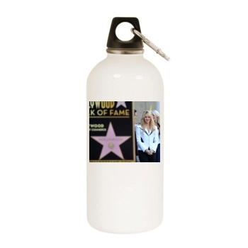 Shakira White Water Bottle With Carabiner