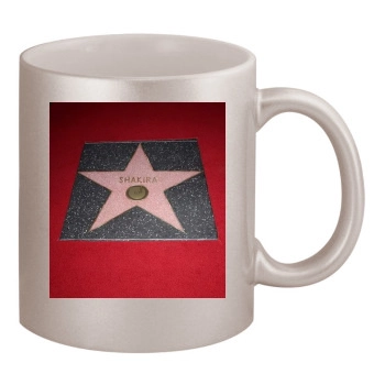 Shakira 11oz Metallic Silver Mug