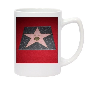 Shakira 14oz White Statesman Mug