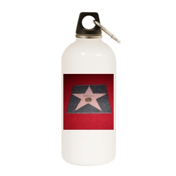 Shakira White Water Bottle With Carabiner