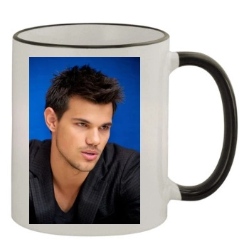 Taylor Lautner 11oz Colored Rim & Handle Mug