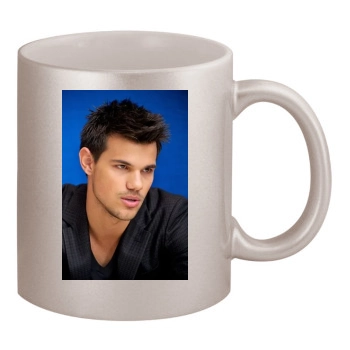 Taylor Lautner 11oz Metallic Silver Mug