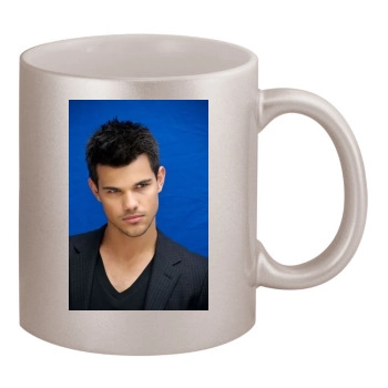 Taylor Lautner 11oz Metallic Silver Mug