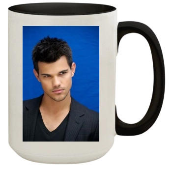 Taylor Lautner 15oz Colored Inner & Handle Mug