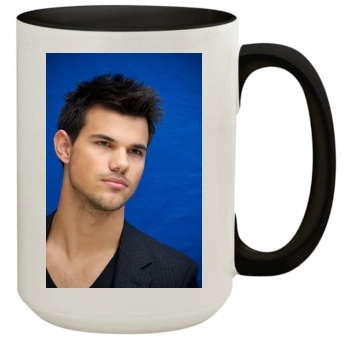 Taylor Lautner 15oz Colored Inner & Handle Mug