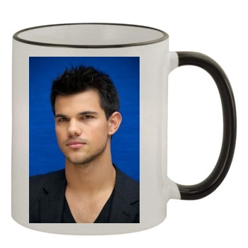 Taylor Lautner 11oz Colored Rim & Handle Mug