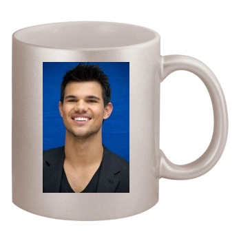 Taylor Lautner 11oz Metallic Silver Mug