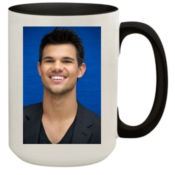 Taylor Lautner 15oz Colored Inner & Handle Mug