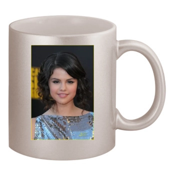 Selena Gomez 11oz Metallic Silver Mug