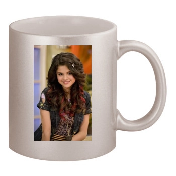 Selena Gomez 11oz Metallic Silver Mug