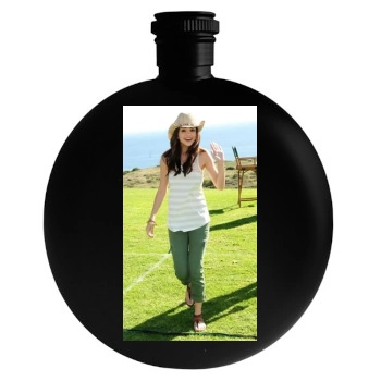 Selena Gomez Round Flask