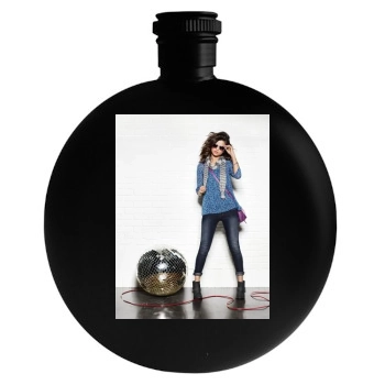 Selena Gomez Round Flask