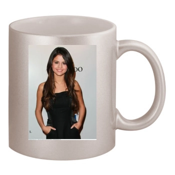 Selena Gomez 11oz Metallic Silver Mug