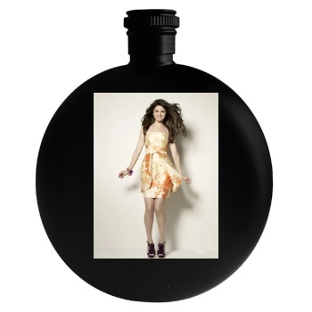 Selena Gomez Round Flask