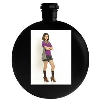 Selena Gomez Round Flask