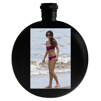 Selena Gomez Round Flask