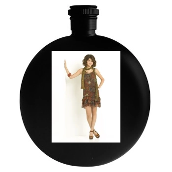 Selena Gomez Round Flask