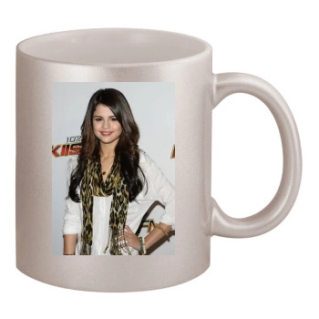 Selena Gomez 11oz Metallic Silver Mug