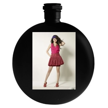 Selena Gomez Round Flask