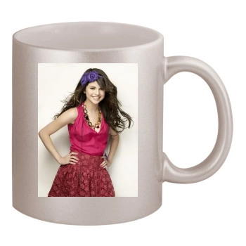 Selena Gomez 11oz Metallic Silver Mug