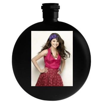 Selena Gomez Round Flask