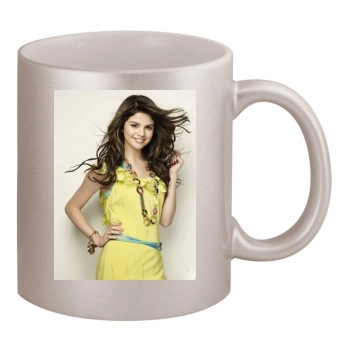 Selena Gomez 11oz Metallic Silver Mug