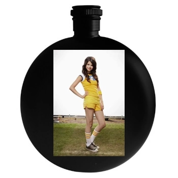 Selena Gomez Round Flask