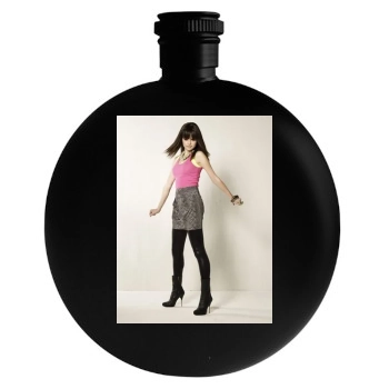 Selena Gomez Round Flask