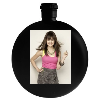 Selena Gomez Round Flask