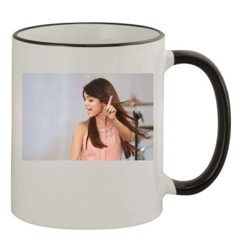 Selena Gomez 11oz Colored Rim & Handle Mug