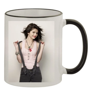 Selena Gomez 11oz Colored Rim & Handle Mug