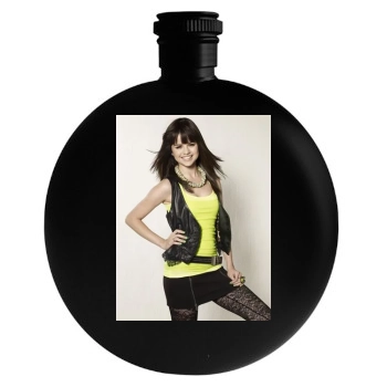 Selena Gomez Round Flask