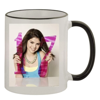 Selena Gomez 11oz Colored Rim & Handle Mug