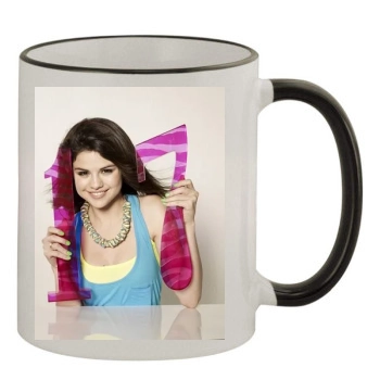 Selena Gomez 11oz Colored Rim & Handle Mug