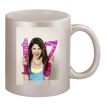 Selena Gomez 11oz Metallic Silver Mug