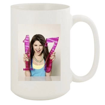 Selena Gomez 15oz White Mug