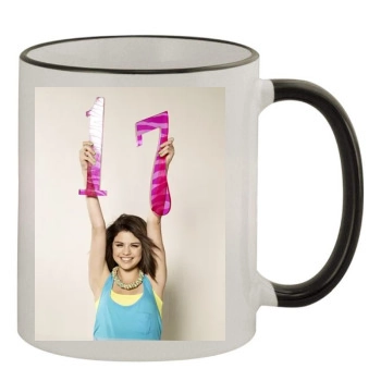 Selena Gomez 11oz Colored Rim & Handle Mug