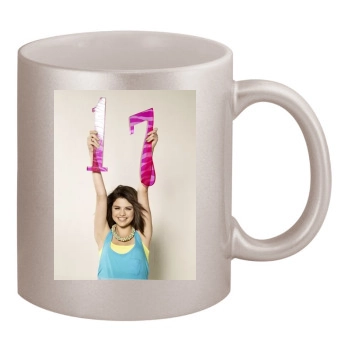 Selena Gomez 11oz Metallic Silver Mug